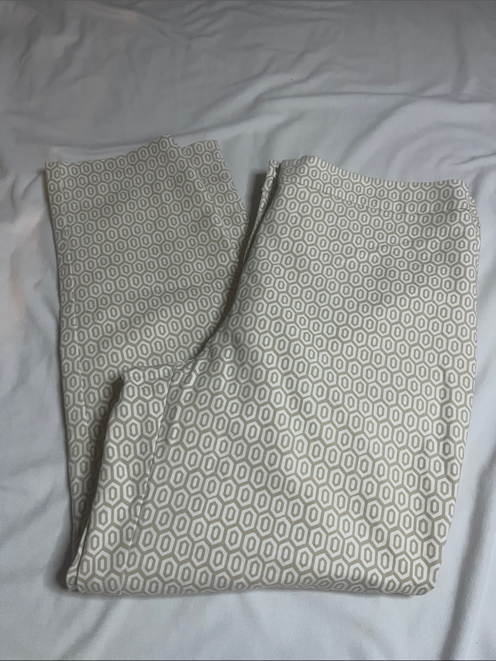 Chico's Geometric Pattern Ankle Pants